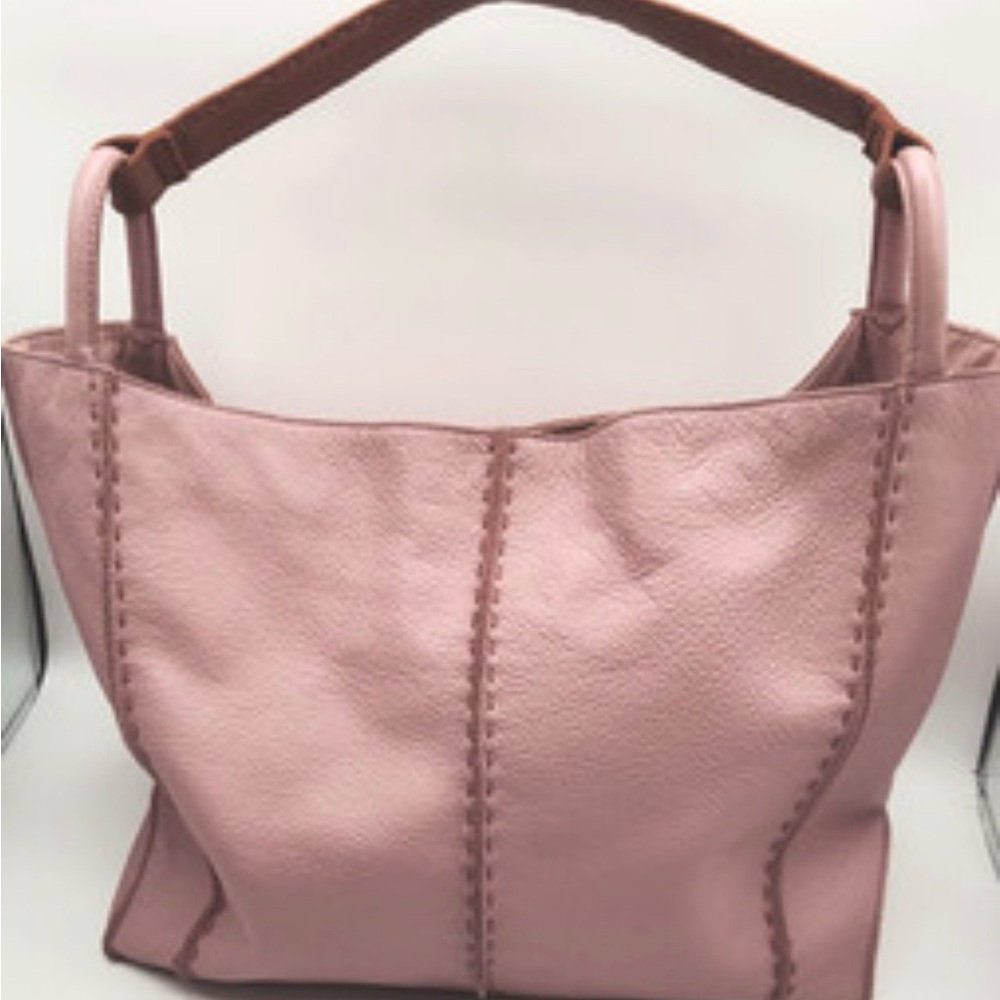 Le Sac Rose Leather Shoulder Bag- Tote - Picture 4 of 7